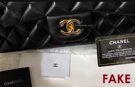 fake chanel bag vs real|chanel authenticity card check.